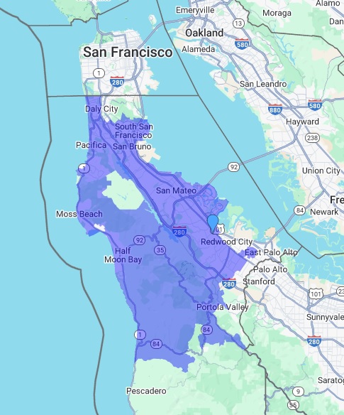 Service Area Map